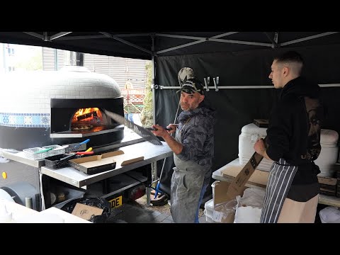 Massimo the Pizza Making Master of London | Wood Fire Oven Sourdough Italian Pizzas | + Q&A's |