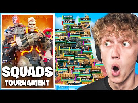 I Hosted The First SQUADS Cup In Season 3 Fortnite!