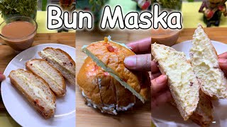 Bun Maska recipe | How to make bun maska | Easy bun maska | Street food at home | Buttered bread