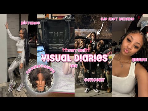 THAT GIRL VISUAL DIARY 001.✰ | grwm, concert, school, friends || Ra’Mariah Alexia