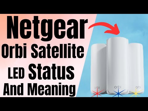 Netgear Orbi Satellite Red, Blue, Magenta LED Meaning (770 Series) | Devicessetup