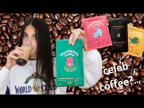 I reviewed celebrity coffee brands (feat. emma chamberlain's new coffee)