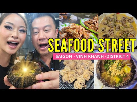 must try- the BEST SEAFOOD FEAST in Ho Chi Minh City (Vinh Khanh Street Food) VLOG 2023