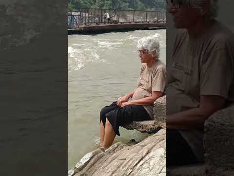 At the Dhuadhar falls in Jabalpur