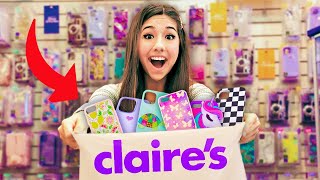 I Bought EVERY iPhone Case at Claire’s!