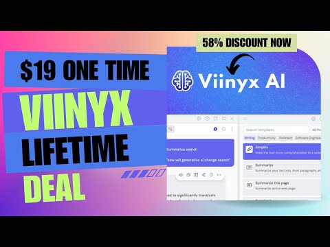 ❇️💰❇️ Viinyx Lifetime Deal | Generate Text & Images Like a Pro | $19 Lifetime Deal | 58% Now