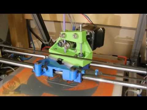 Ohmstruder NEMA17 Prototype Calibration - Reprap Mendelmax 3D Printer