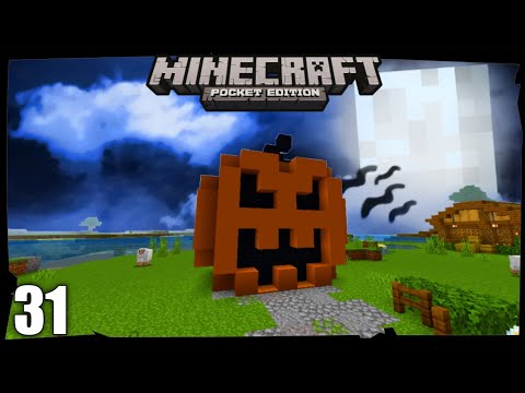 DECORAÇÃO DE HALLOWEEN - MINECRAFT SURVIVAL 1.19 #31 ( MINECRAFT BEDROCK )