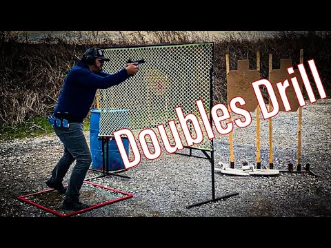 Drill for Improving Accuracy, Doubles, and Consistency with IDPA or USPSA - Unedited straight thru!