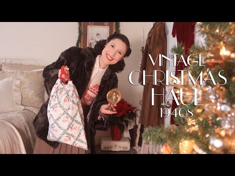 Vintage What I got for Christmas 2024: 1940s Style | Carolina Pinglo