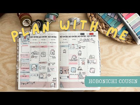 weekly plan with me | hobonichi cousin