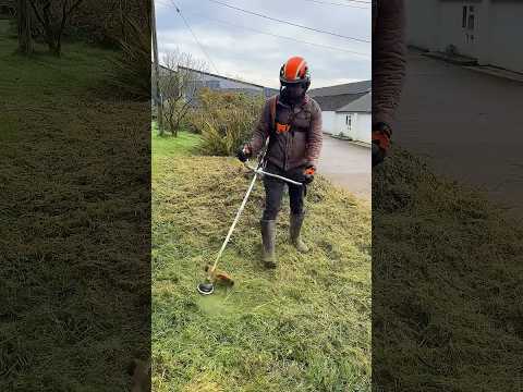 Tackling BRAMBLE WEEDS & BRUSH STIHL FSA120 and CF3 Pro line 💪🏼