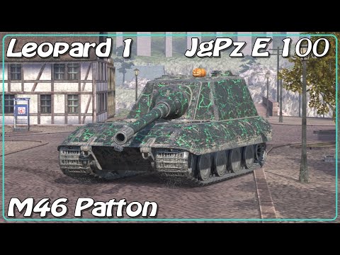 M46 Patton • Leopard 1 •JgPz E 100 • WoT Blitz *SR