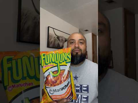 Funyuns® Maruchan Hot & Spicy Chicken Ramen Flavored Review  #new #funyuns #maruchan #ramen