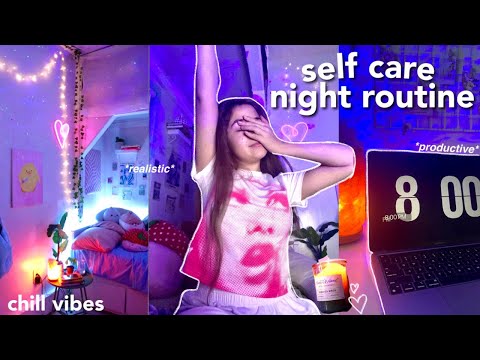 SELF CARE NIGHT ROUTINE! ♡ how to get out of a rut & create healthy habits *this will motivate you*