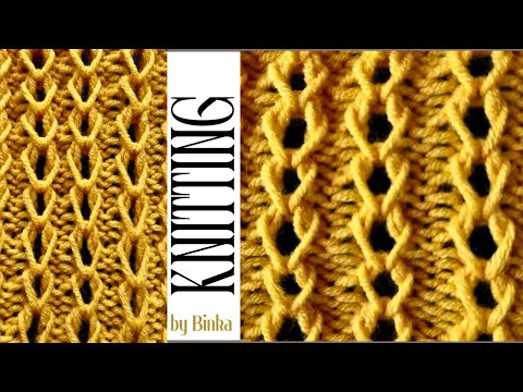 [Bulgarian] A simple decorative knitting pattern with stuning texture. How to knit.