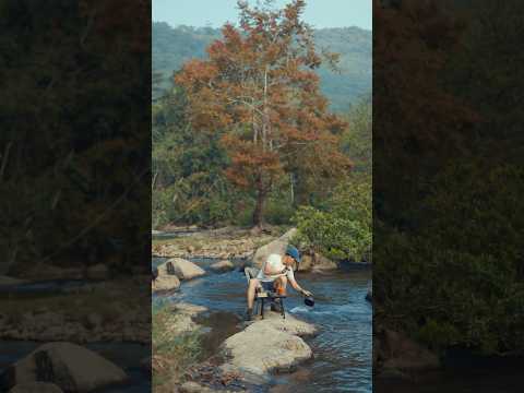 Coffee in forest #nature #asmr #camping #cafe #campinginforest #steam