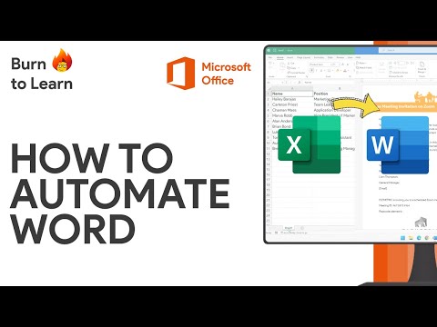 How to Connect a Word Doc to an Excel Table | Microsoft Office Tutorial