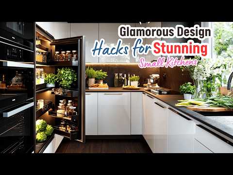 Glamorous Design Hacks for Stunning Small Kitchens