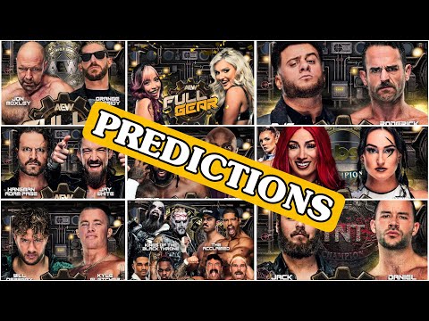 WRESTLING TALK - SHOOTING FROM THE HIP AEW FULL GEAR PREDICTIONS | GENERATION OF WRESTLING PODCAST