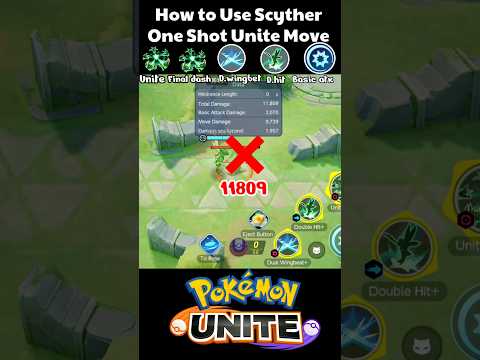 Scyther unite move Combo Tutorial ✅|| Pokemon unite