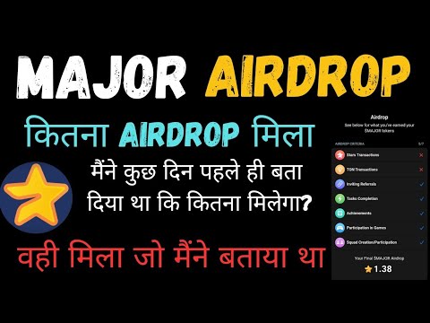 Major Airdrop || All Telegram Airdrop Bots Are Cheating With User | मैंने पहले ही कहा था