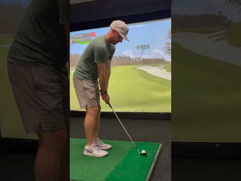 Beat the heat at GOLFTEC, play Pebble Beach with me! #golf #golfswing #shorts #pebblebeach #4