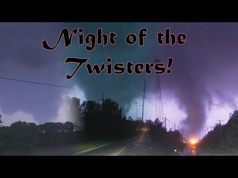 NIGHT OF THE TWISTERS! - Insane Oklahoma Tornado Outbreak - 4/19/2023