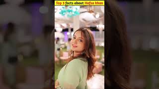 Amazing 🤩 facts about {Hafsa khan}||Pakistani TikToker||#viral #youtubeshorts #hafsakhan #shorts