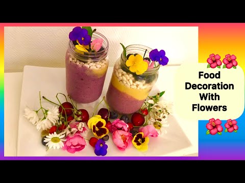 Eidul Adha Special Food Decoration Ideas with Flowers | Desserts and Drinks decoration