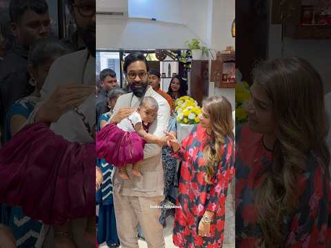 మంచు విష్ణు కి ఆడపిల్లలు అంటే ఎంత ఇష్టమో Manchu Vishnu Playing With Small Girl