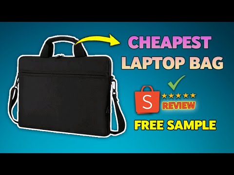 Shopee Free Sample 14-15.6 Laptop Bag Review