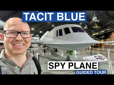 Guided tour of the Northrop Tacit Blue Battlefield Surveillance Aircraft-Experimental (BSAX)