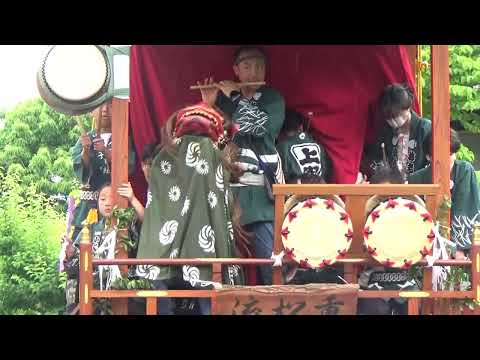 上郷八坂神社例大祭(本宮)海老若囃子連   2024