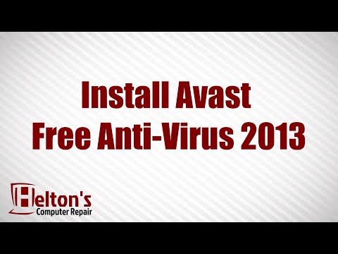 Install Avast Free Anti Virus 2013