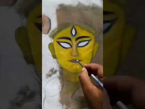 ma durga drawing #shorts