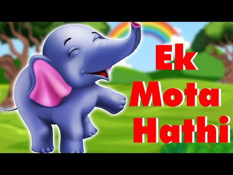 Ek Mota Hathi | एक मोटा हाथी | Hindi Rhymes for Kids | Nursery Rhyme and Kids Song | Riya Kids Tv