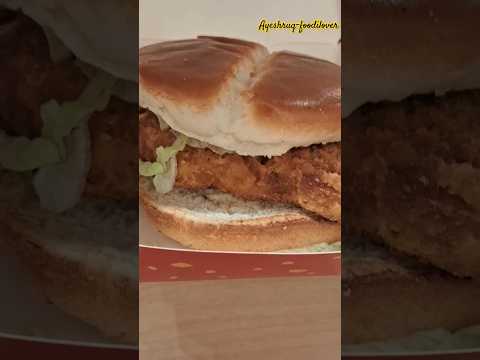 MC Donald's Chicken Burger 🍔 😋|French Fries 🍟|#food #trending #shorts #mcdonalds