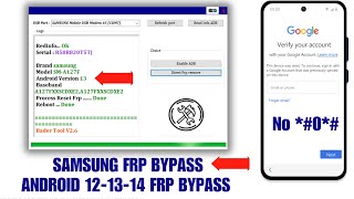 Samsung FRP Tool 2025 All Samsung FRP Bypass Android 13/14 ( Samsung New Security FRP Unlock Tool )