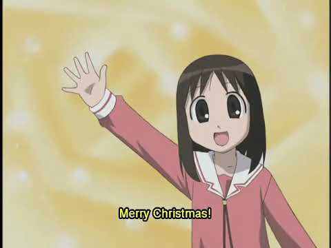 Osaka says "Merry Christmas"