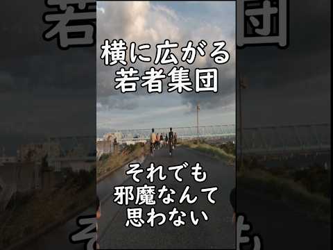 歩行者邪魔🚴チャリカスの9割が知らない安全運転義務🔰ロードバイク初心者/落車・事故予防する河川敷正しい走り方