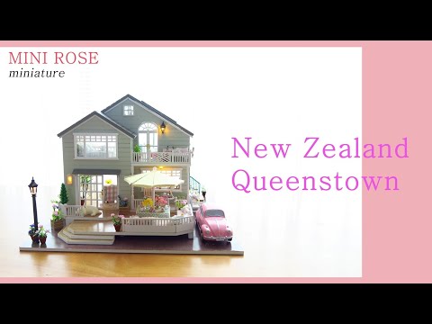 퀸스타운/허니듀하우스/DIY miniature doll house kit/Queenstown /doll house/miniature minirose/미니어처 미니로즈/집콕생활