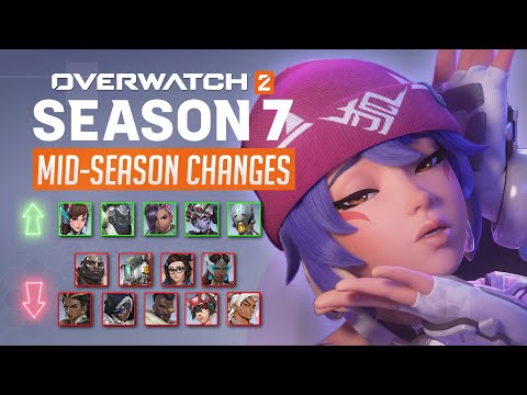 Supports are NERFED - Overwatch 2 MID SEASON 7 Patch