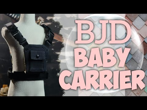 I made a TWIN BJD Baby Carrier!