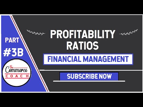 03B Profitability ratios Analysis in Hindi : FM - CMA Inter CA Inter CS Exe  - the commerce coach