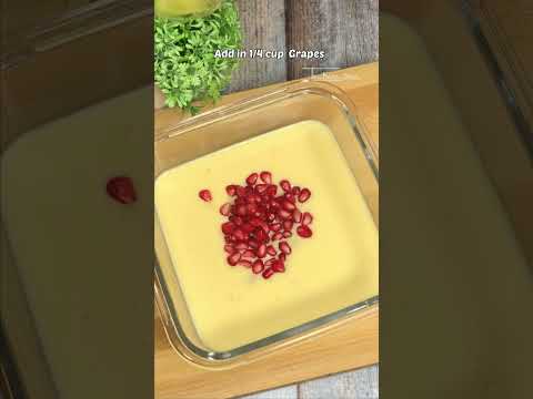 FRUIT CUSTARD | SIMPLE &QUICK | DESSERT RECIPE | #shorts #youtubeshorts #ashortaday