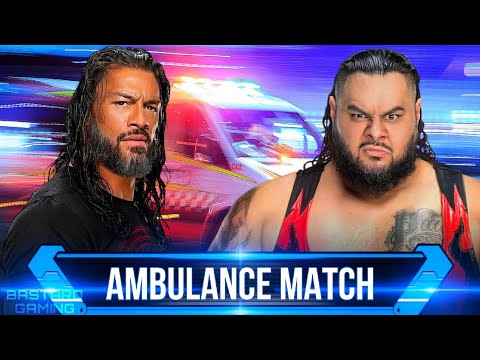 WWE 2K24 | Ambulance Match - Roman Reigns VS Bronson Reed | Survivor Series