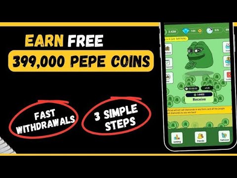 Free Earn PEPE Coin 100000 100% Real bot to join everyone