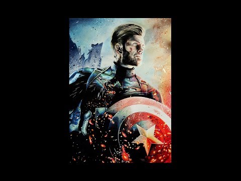 CAPTAIN AMERICA ♥ Chris Evans ♥ The Avengers ♥ Speed Drawing