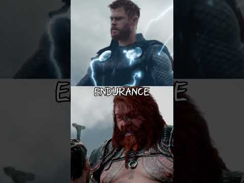 Thor (MCU) vs Thor (GOW) #shorts #marvel #godofwar #ragnarok #thor #mcu